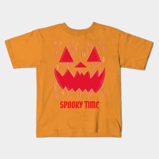 Spooky Time Pumpkin Kids T-Shirt